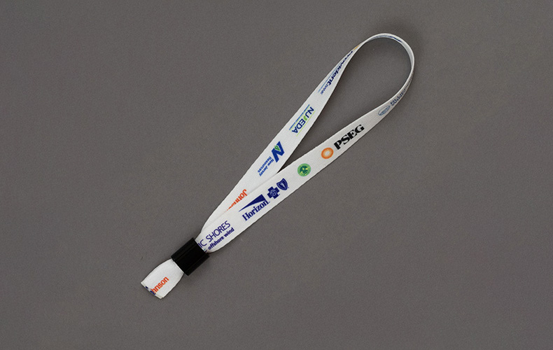 1/2" Full Color Sublimated Wristband with Locking Slider